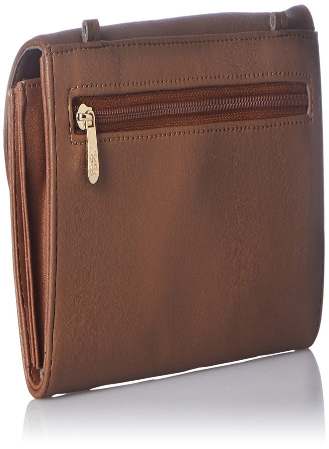 Baggit Women Tan Wallet Large Size | Ladies Stylish Sling Purse Bag | Credit Card Money Holder - Image 2